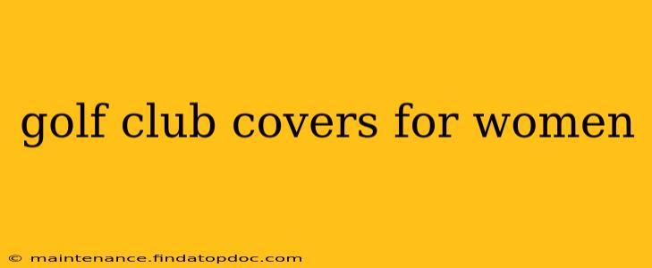 golf club covers for women