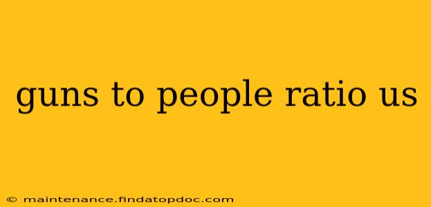 guns to people ratio us