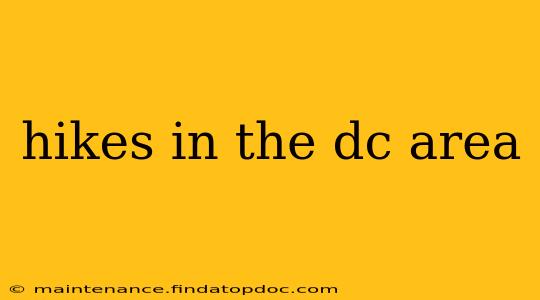 hikes in the dc area
