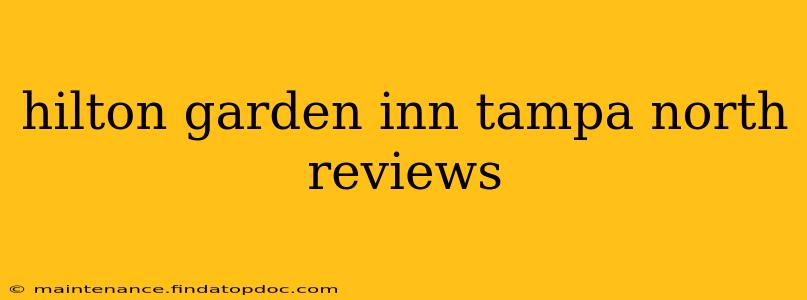 hilton garden inn tampa north reviews