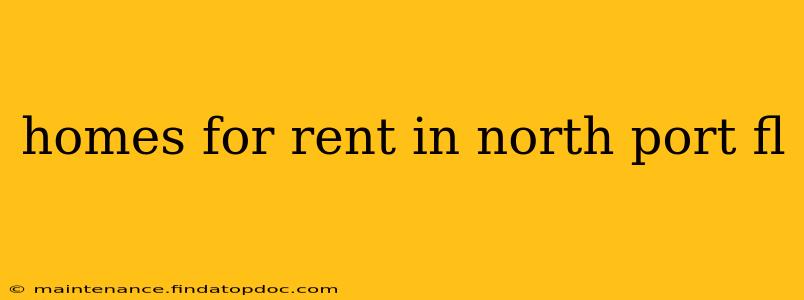 homes for rent in north port fl