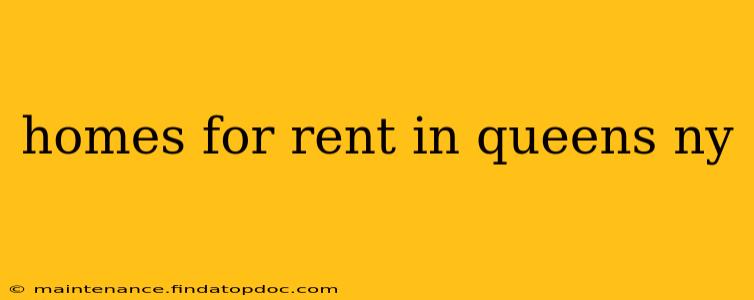 homes for rent in queens ny