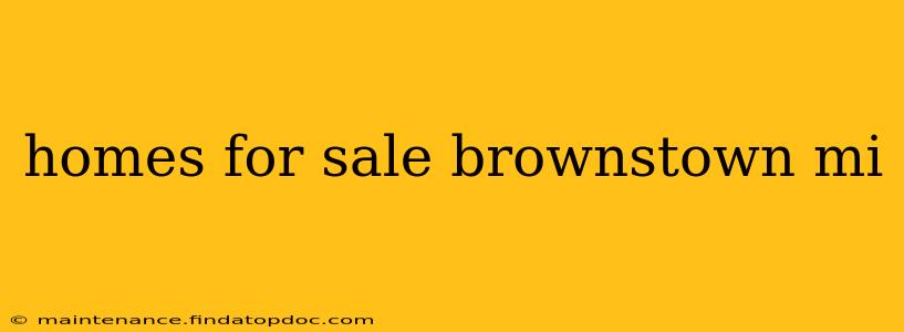 homes for sale brownstown mi
