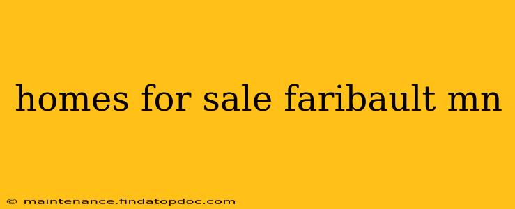 homes for sale faribault mn