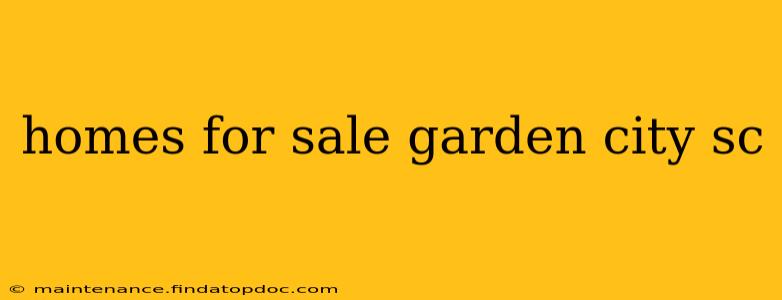 homes for sale garden city sc