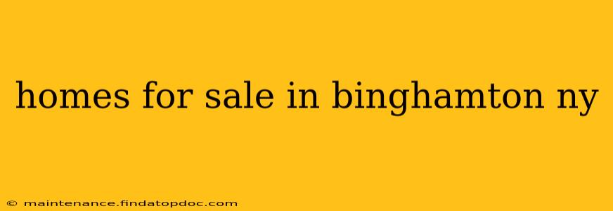 homes for sale in binghamton ny