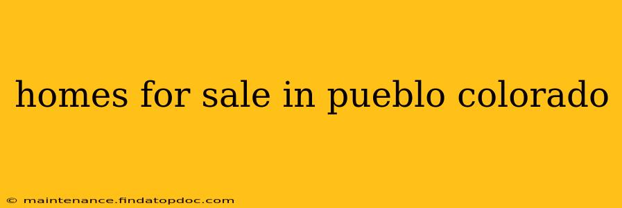 homes for sale in pueblo colorado
