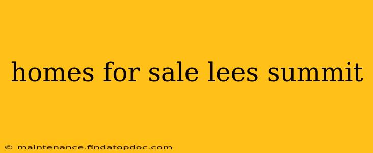 homes for sale lees summit