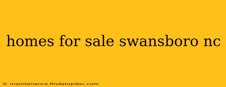 homes for sale swansboro nc