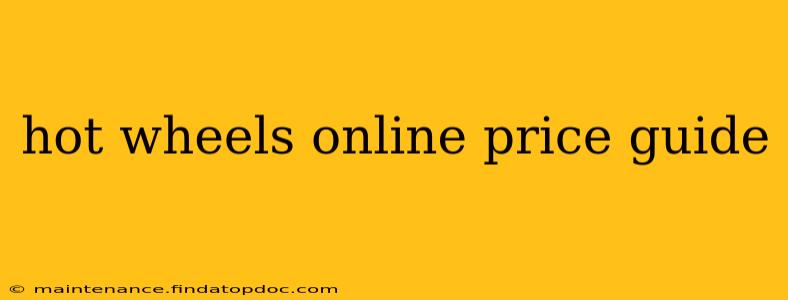 hot wheels online price guide
