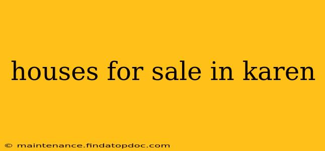 houses for sale in karen
