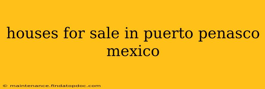 houses for sale in puerto penasco mexico