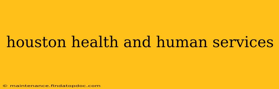 houston health and human services