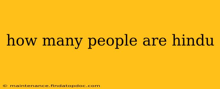 how many people are hindu