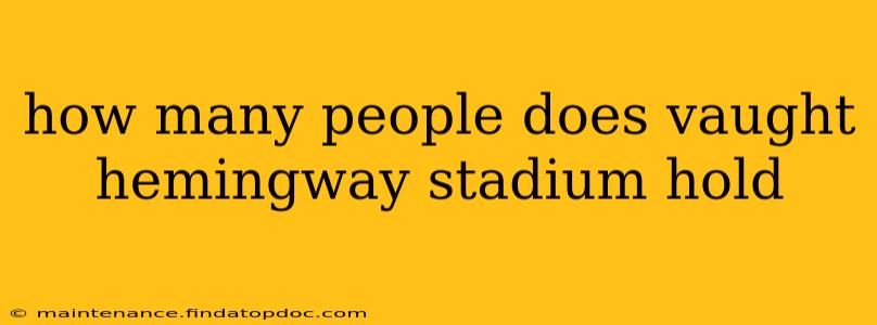 how many people does vaught hemingway stadium hold