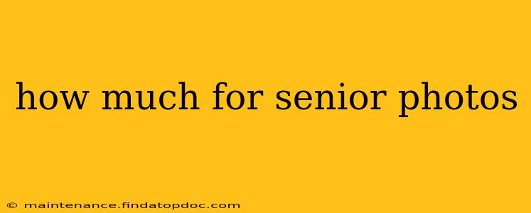 how much for senior photos