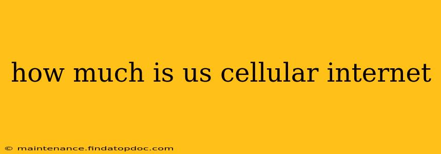 how much is us cellular internet