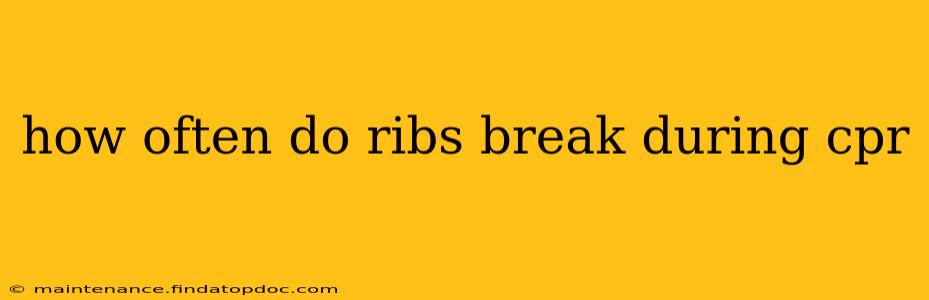 how often do ribs break during cpr