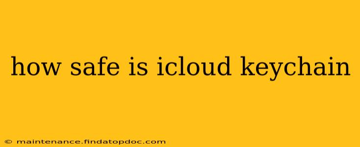 how safe is icloud keychain