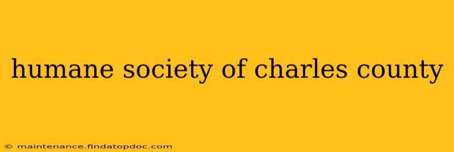 humane society of charles county