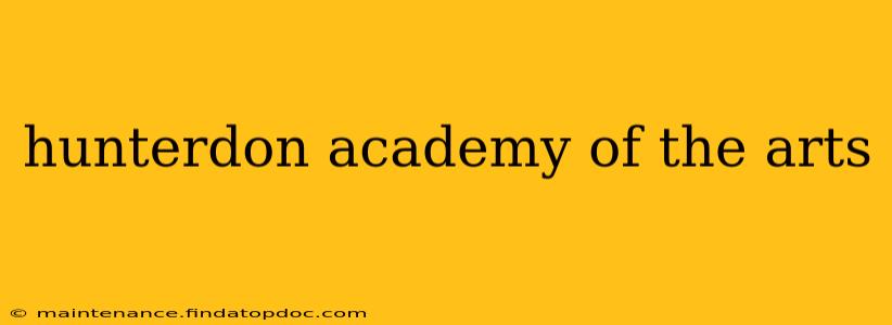 hunterdon academy of the arts