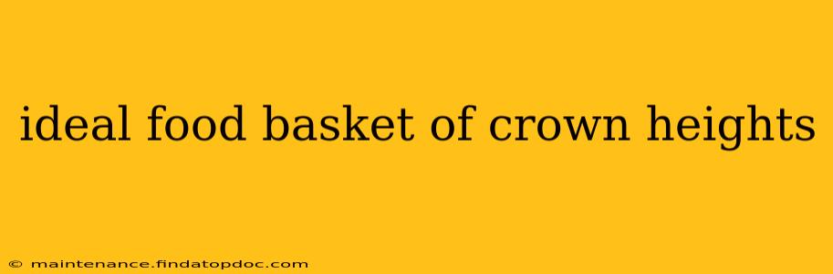 ideal food basket of crown heights