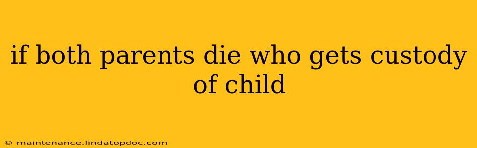 if both parents die who gets custody of child