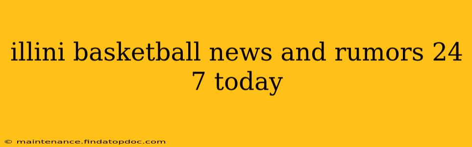 illini basketball news and rumors 24 7 today