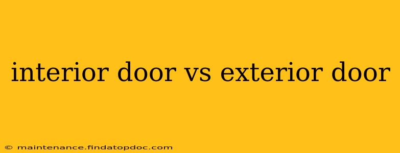interior door vs exterior door