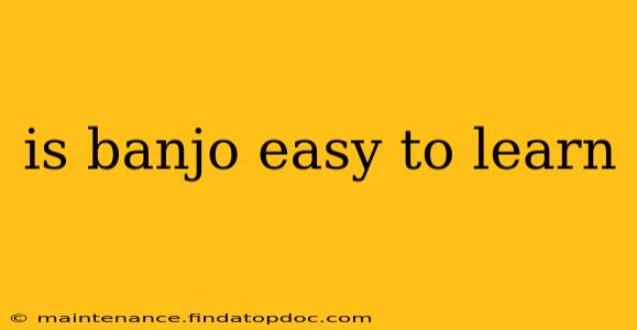 is banjo easy to learn