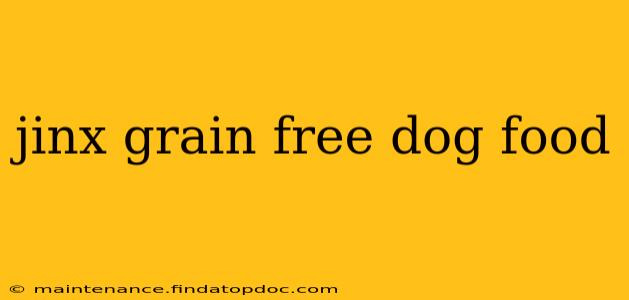 jinx grain free dog food