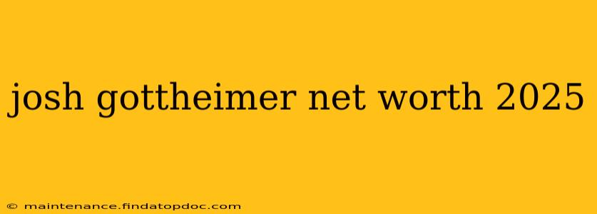 josh gottheimer net worth 2025
