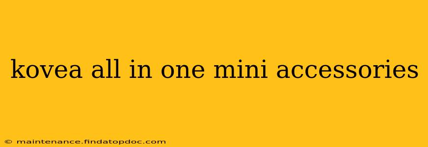 kovea all in one mini accessories