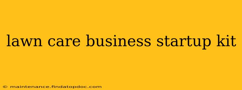 lawn care business startup kit