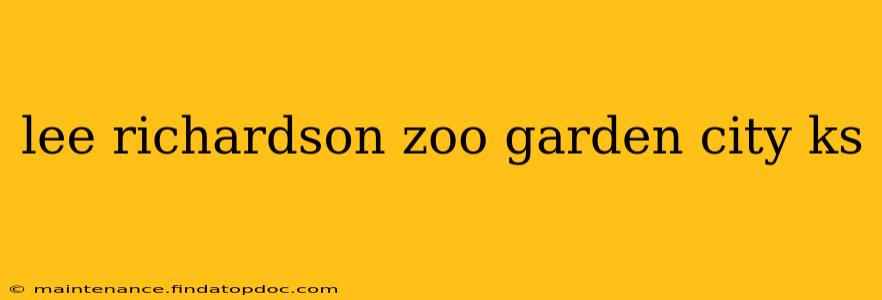 lee richardson zoo garden city ks