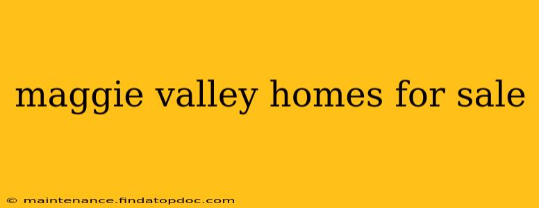 maggie valley homes for sale