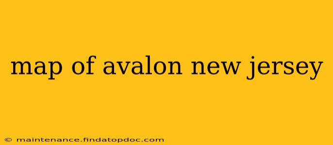 map of avalon new jersey