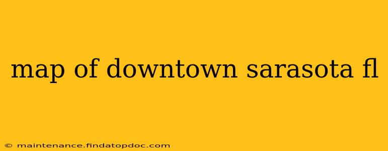 map of downtown sarasota fl