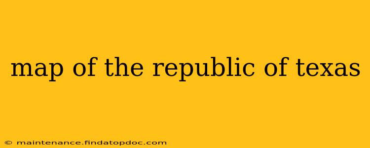 map of the republic of texas