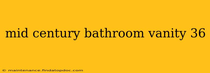 mid century bathroom vanity 36