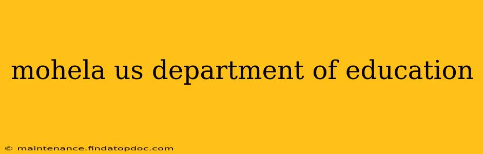 mohela us department of education