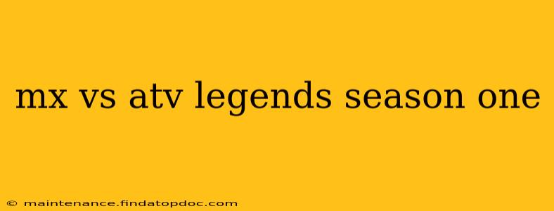 mx vs atv legends season one