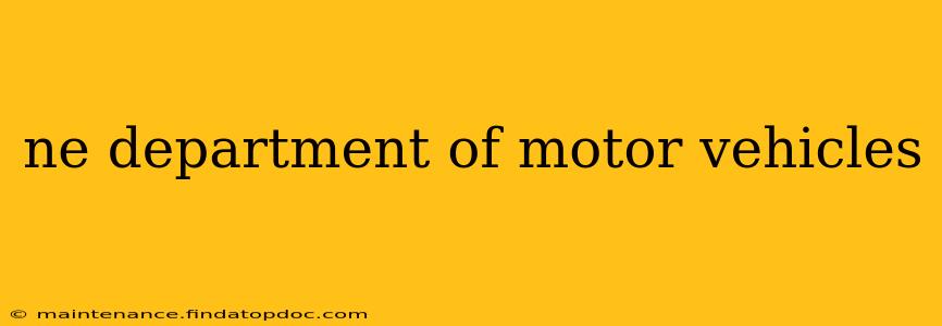 ne department of motor vehicles