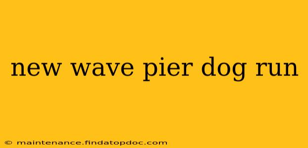 new wave pier dog run
