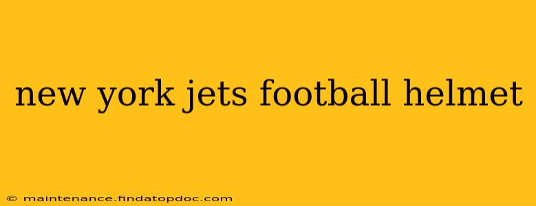 new york jets football helmet