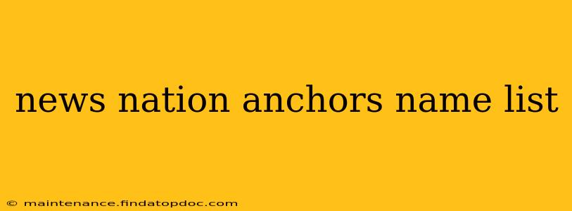 news nation anchors name list