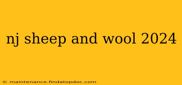 nj sheep and wool 2024