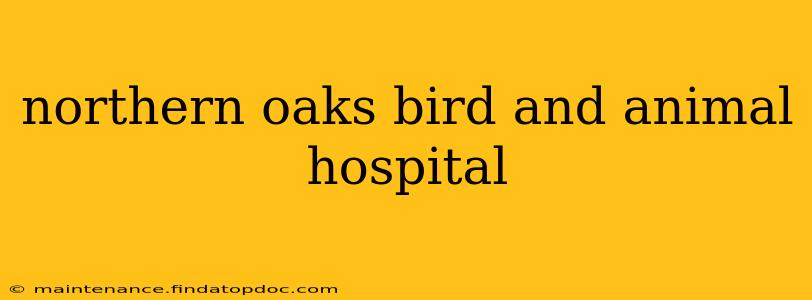 northern oaks bird and animal hospital