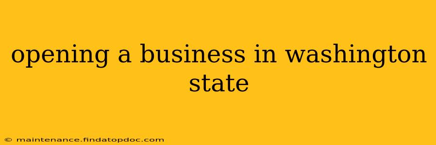 opening a business in washington state