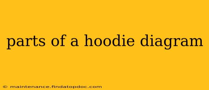 parts of a hoodie diagram